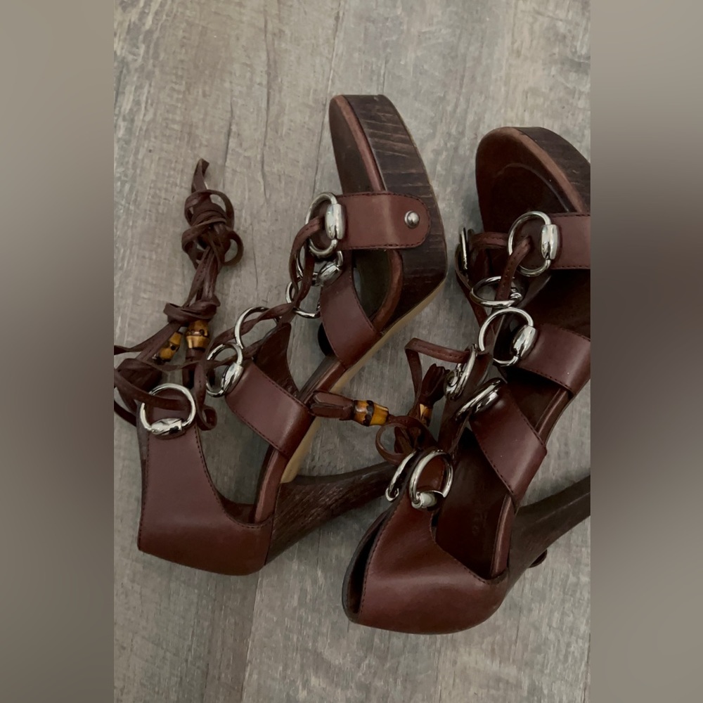 Gucci Gladiator Sandal Heels 🔥🔥